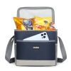 Saneng Cross-border Oxford Cloth insulated Bag, outdoor portable picnic ice pack, thickened folding meal delivery bag, wine bag in stock Item Picture